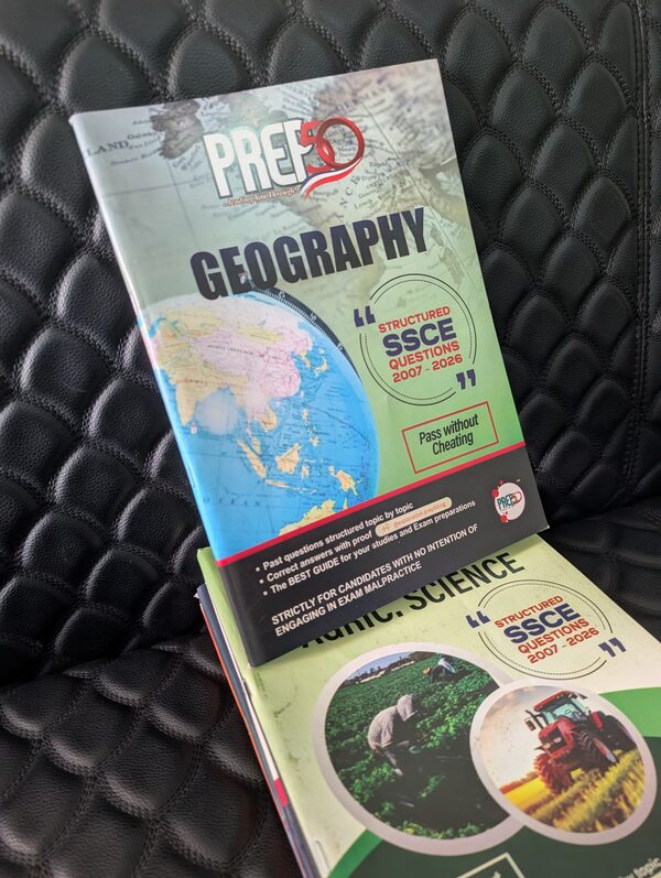 Prep50 Geography past questions, SSCE 2007 - 2026